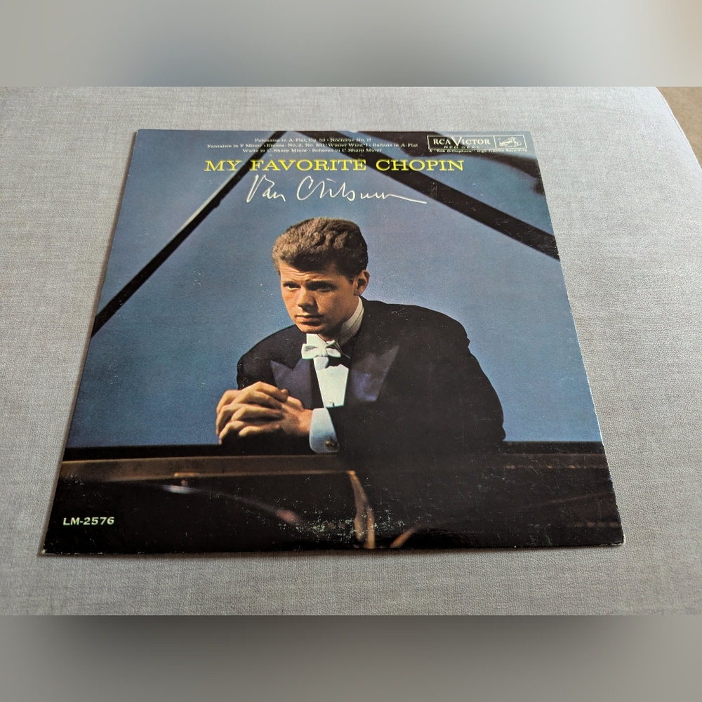 My Favorite Chopin Van Cliburn LP Vinyl Record